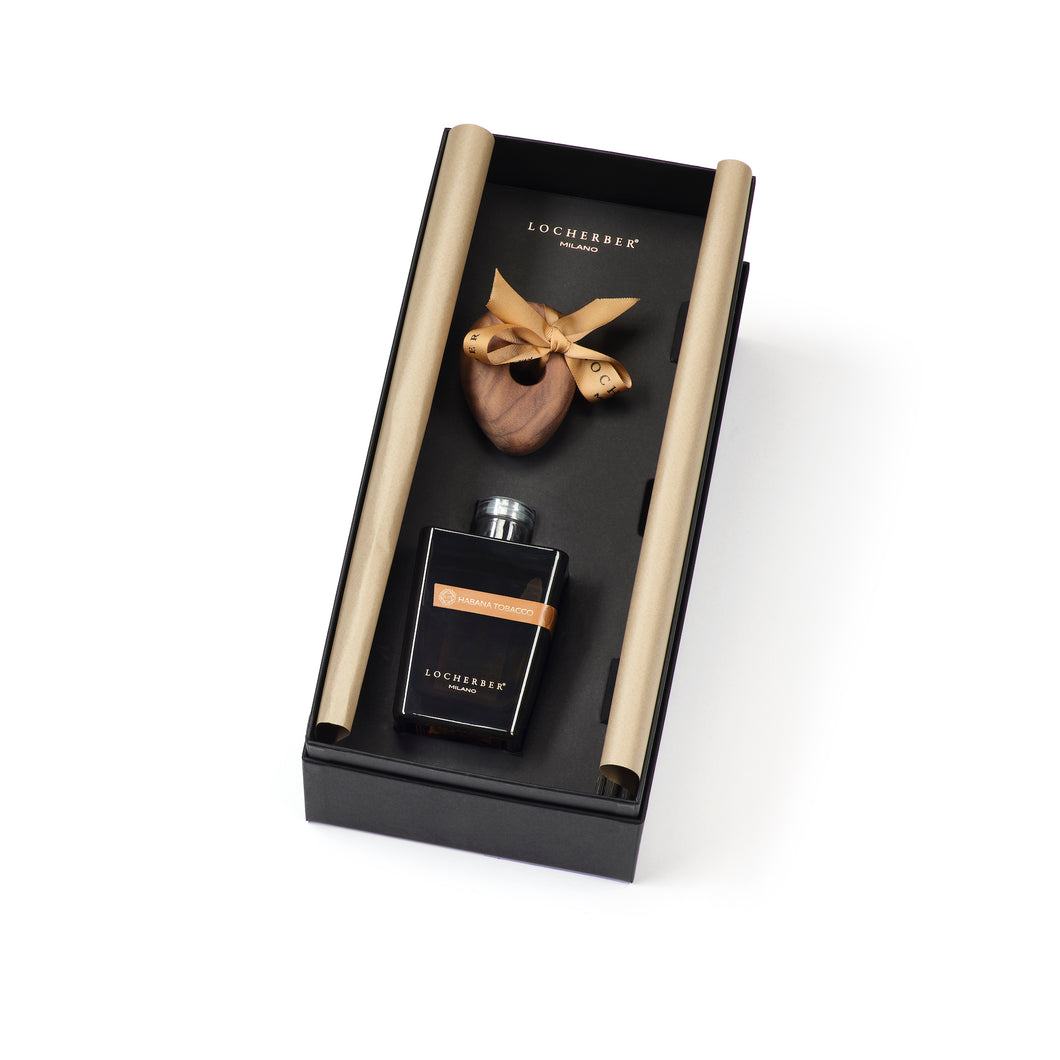 Habana Tobacco - 250ml Diffusor mit Holznuss in edler Geschenkbox