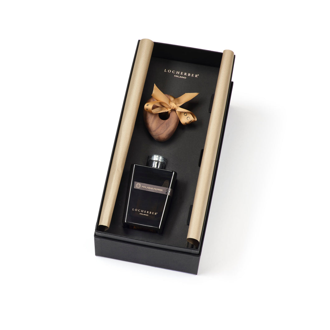Malabar Pepper - 250ml Diffusor mit Holznuss in edler Geschenkbox