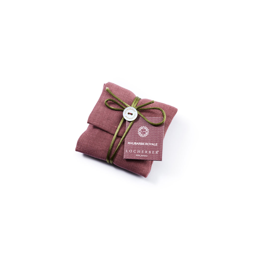 Rhubarbe Royal - Duftsachet (Natural linen scented sachet)